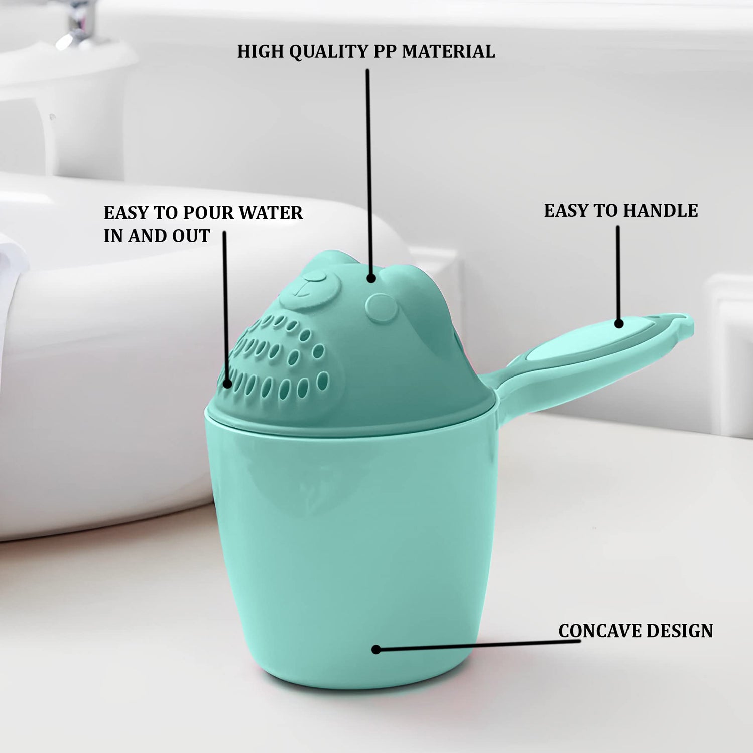 Baby Shampoo Shower Cup Safe Soft Bathing Water Scorpion Baby Bath Tumbler Hair Washing Mug Rainer Baby Shampoo Shower Cup Safe Soft Bathing Water Scorpion Baby Bath Tumbler Hair Washing Mug Rainer